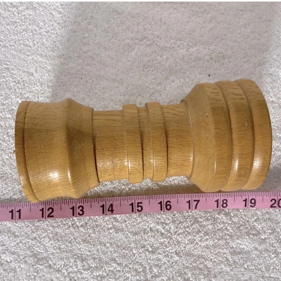 Vintage Wooden Handmade Candle  Holder - Picture 11 of 11